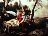 Laurent De La Hire Abraham Sacrificing Isaac painting